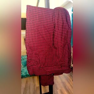 Iris Black & Red Pants